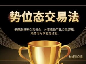 势位态交易法(短线+中线交易)七姐职业交易系统第一期-宝藏资源殿